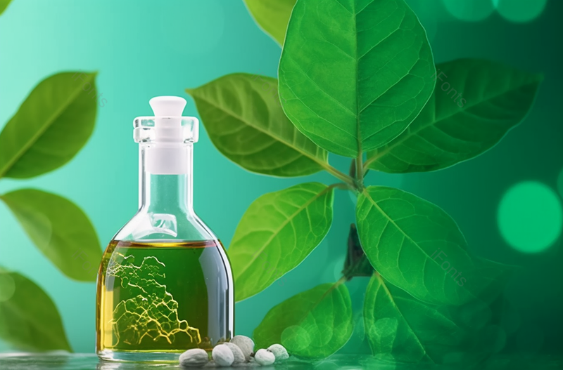 精油植物绿叶景色背景电商产品实拍图,高清,摄影图,摄影图片,图片大全,摄影图免费下载